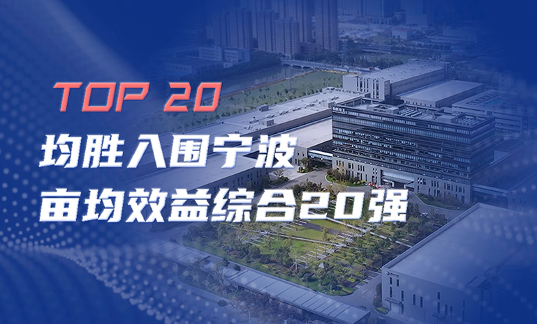 新葡的京集团35222vjp入围宁波亩均效益领跑者综合20强 官网使用.jpg